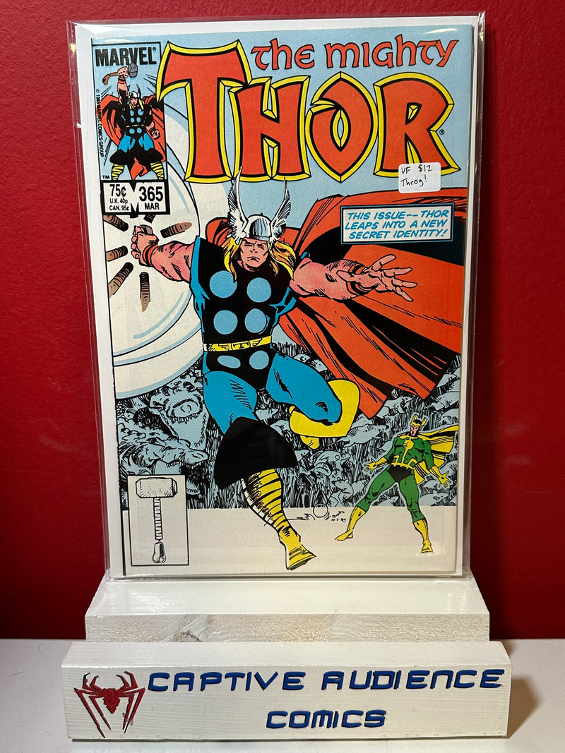 Thor, Vol. 1 #365 - Throg! - VF