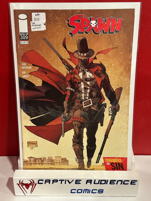 Spawn #309 - Todd Mcfarlane Variant - NM