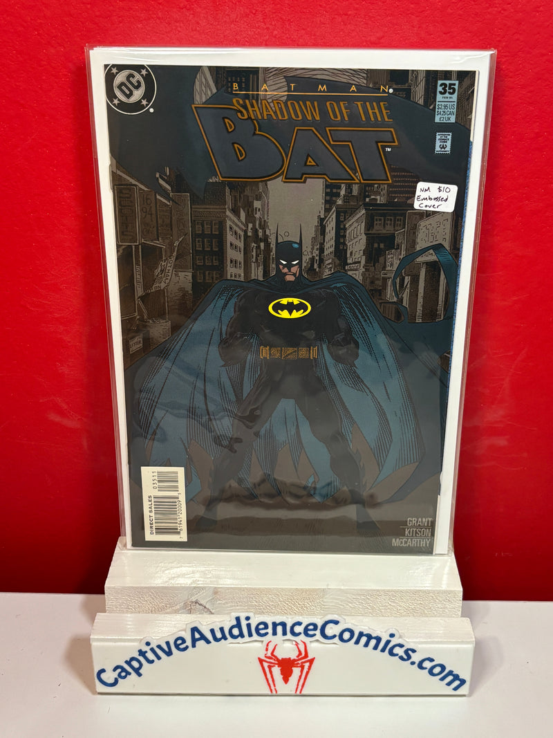 Batman: Shadow of the Bat #35 - Embossed Cover - NM