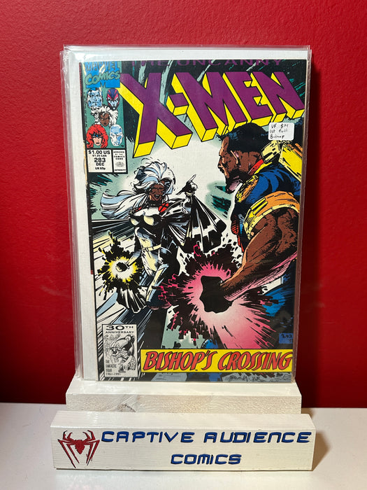 Uncanny X-Men, Vol. 1 #283 - 1st Full Bishop - VF