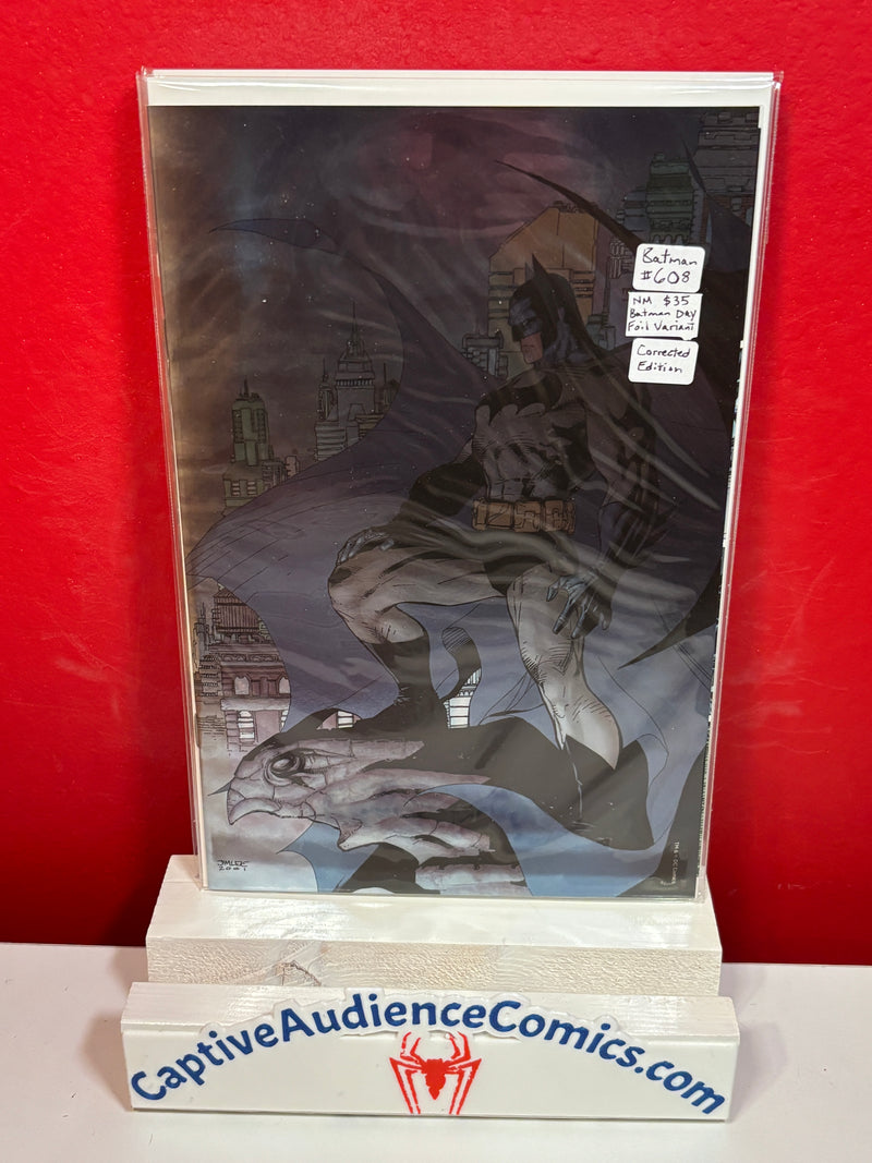 Batman, Vol. 1 #608 - Batman Day Foil Variant - Corrected Edition - NM
