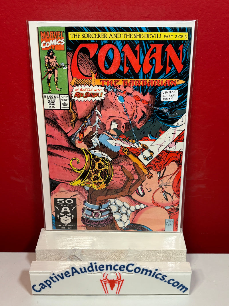 Conan the Barbarian, Vol. 1 #242 - Jim Lee Cover - VF+