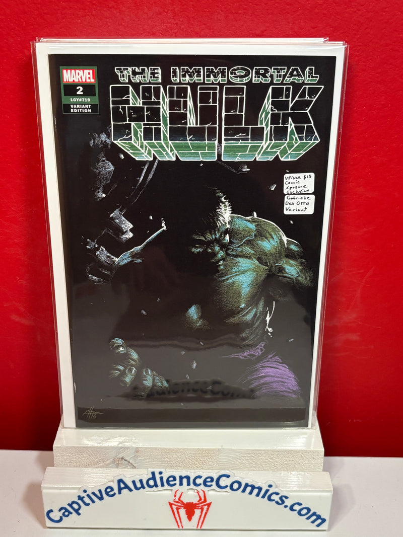 Immortal Hulk, The #2 - Comic Xposure Exclusive Gabrielle Dell Otto Variant - VF/NM