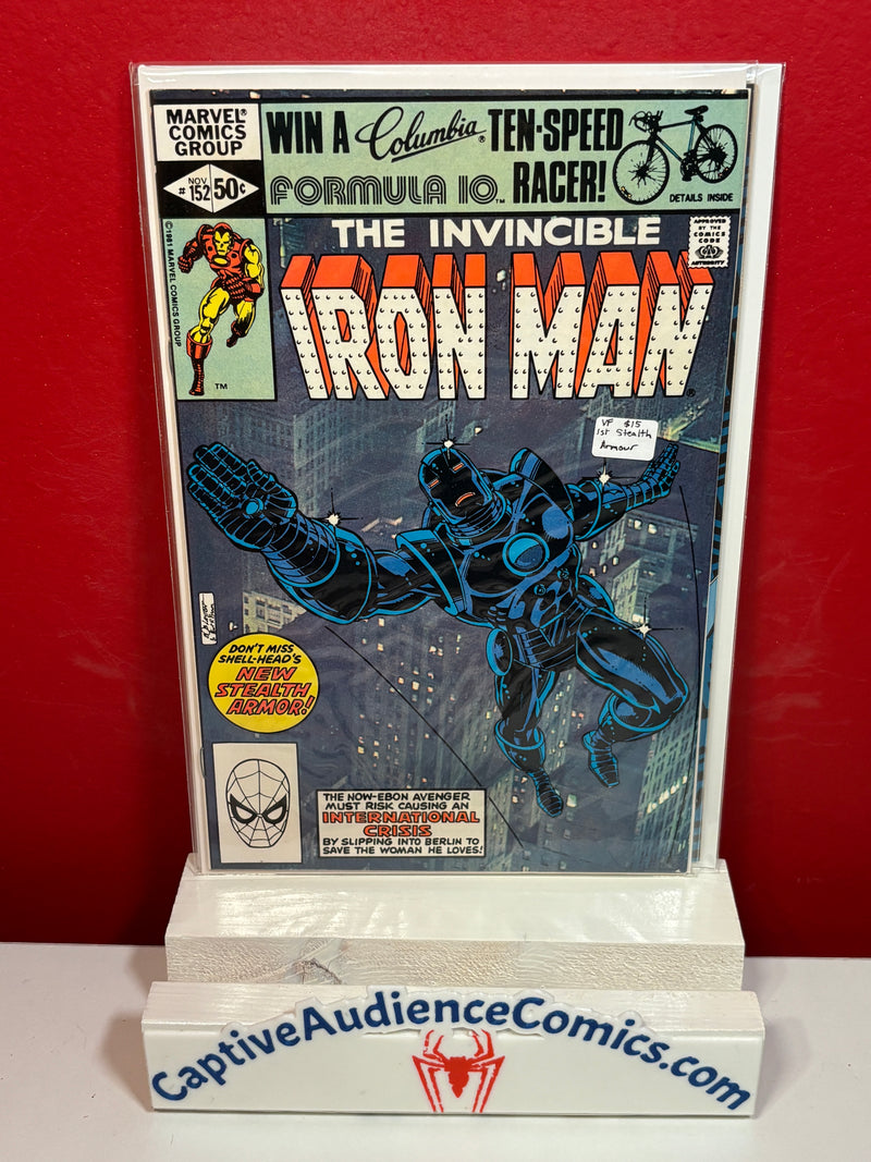 Iron Man, Vol. 1 #152 - 1st Stealth Armour - VF