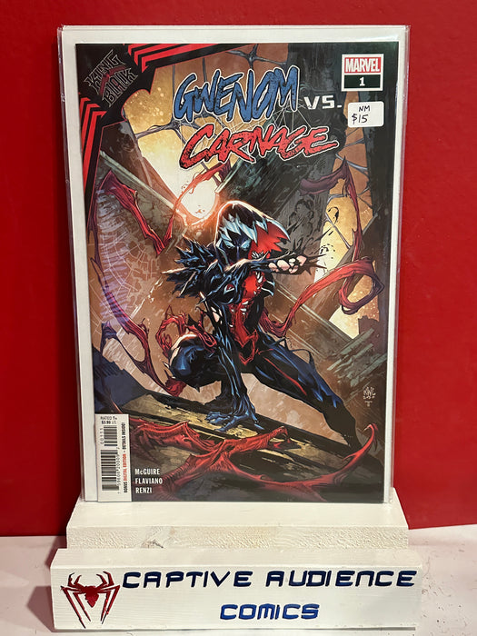 Gwenom vs. Carnage #1 - NM