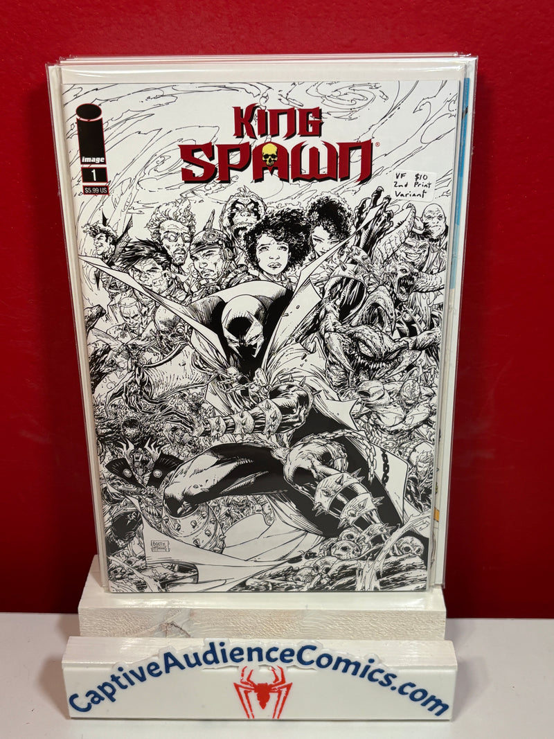 King Spawn #1 - 2nd Print Variant - VF