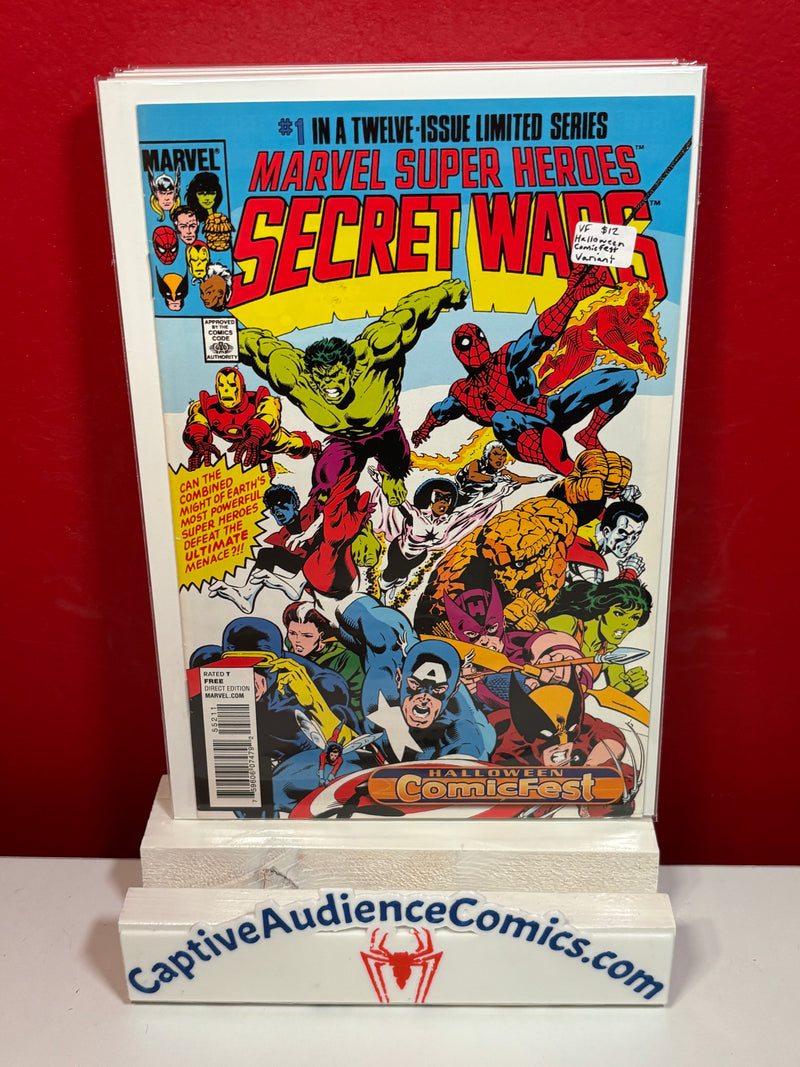 Marvel Super Heroes Secret Wars #1 - Halloween Comic Fest Variant - VF