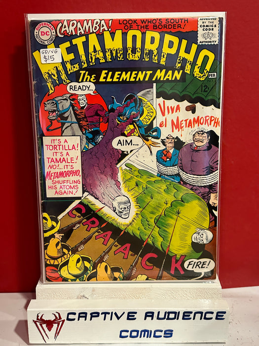 Metamorpho, Vol. 1 #4 - GD/VG