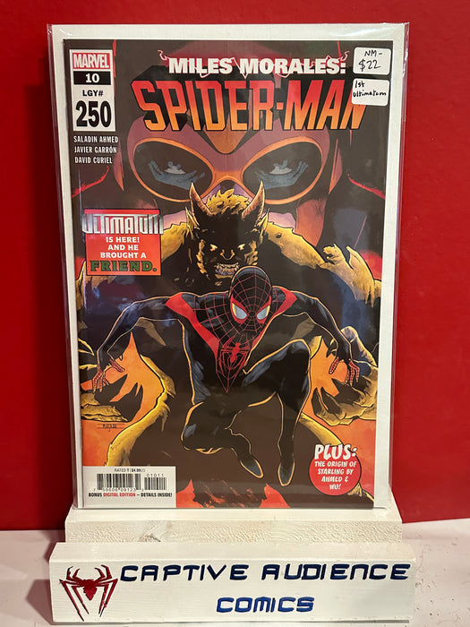 Miles Morales: Spider-Man #10 - 1st Ultimatum - NM-