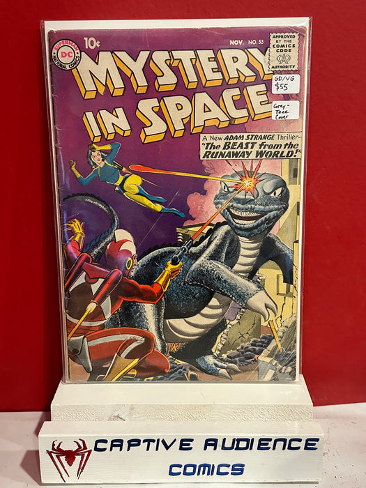 Mystery in Space, Vol. 1 #55 - Grey-Tone Cover - GD/VG