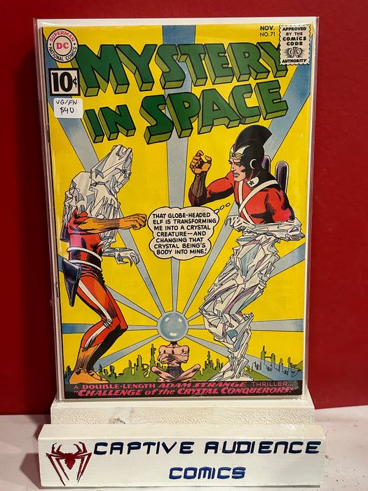 Mystery in Space, Vol. 1 #71 - VG/FN