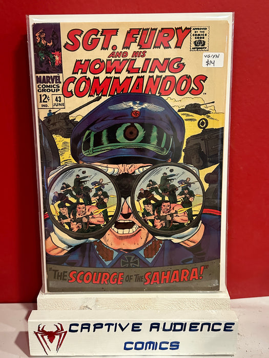 Sgt. Fury and His Howling Commandos #43 - VG/FN