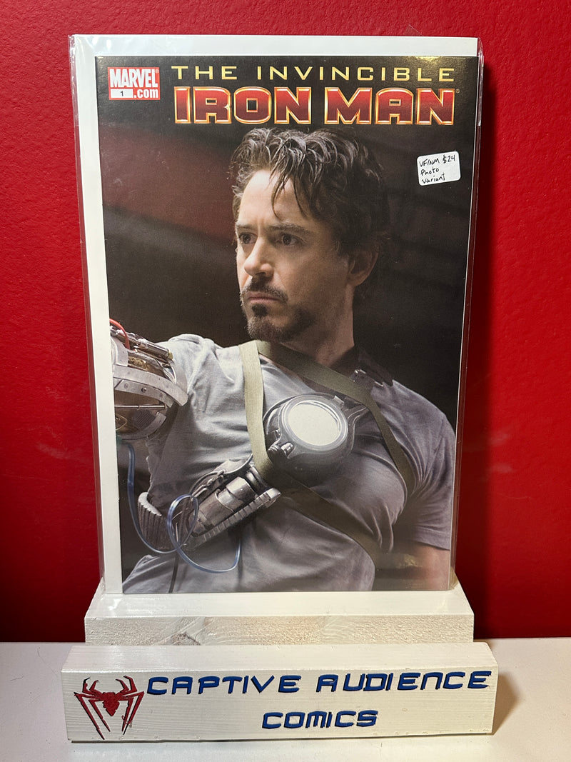 Invincible Iron Man, Vol. 1 #1 - Photo Variant - VF/NM