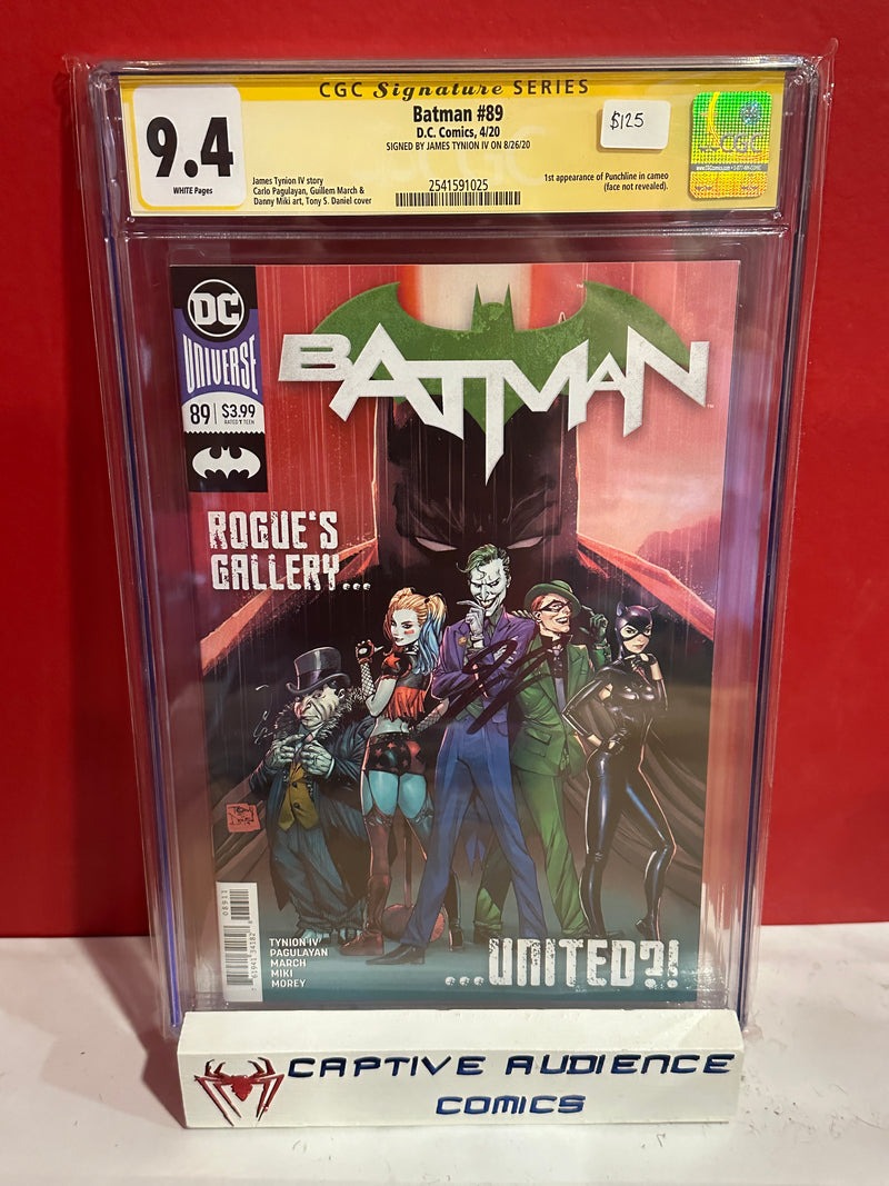 Batman, Vol. 3 #94 - Signature Series James Tynion 1st Punchline Cameo - CGC 9.4