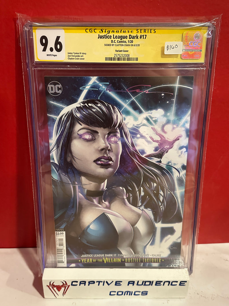 Justice League Dark, Vol. 2 #17 - Signature Series Clayton Crain Crain Variant - CGC 9.6