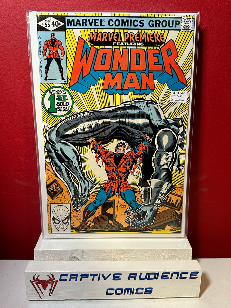 Marvel Premiere #55 - 1st Solo Wonderman - VF