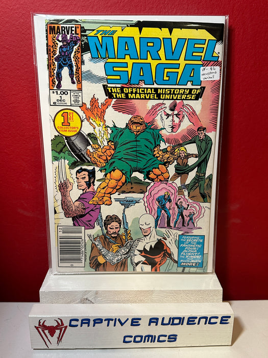 Marvel Saga, The #1 - Newsstand Variant - VF-