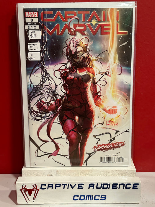 Captain Marvel, Vol. 11 #8 - Carnage-ized Variant - 1st Star - NM