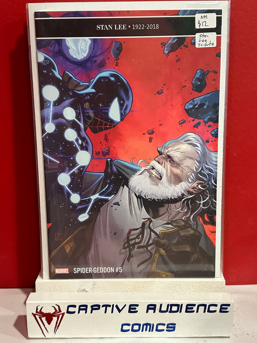 Spider-Geddon #5 - Stan Lee Tribute - NM