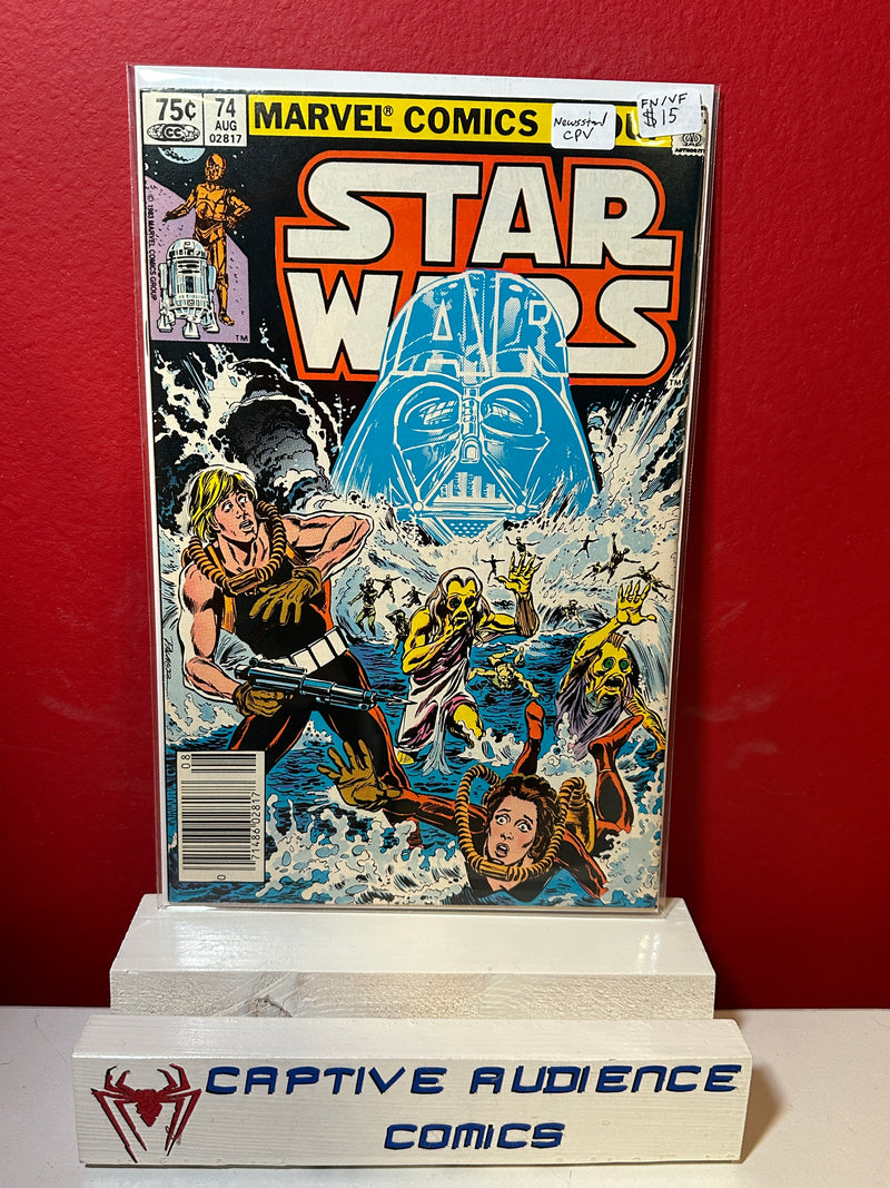 Star Wars, Vol. 1 #74 - Newsstand CPV - FN/VF
