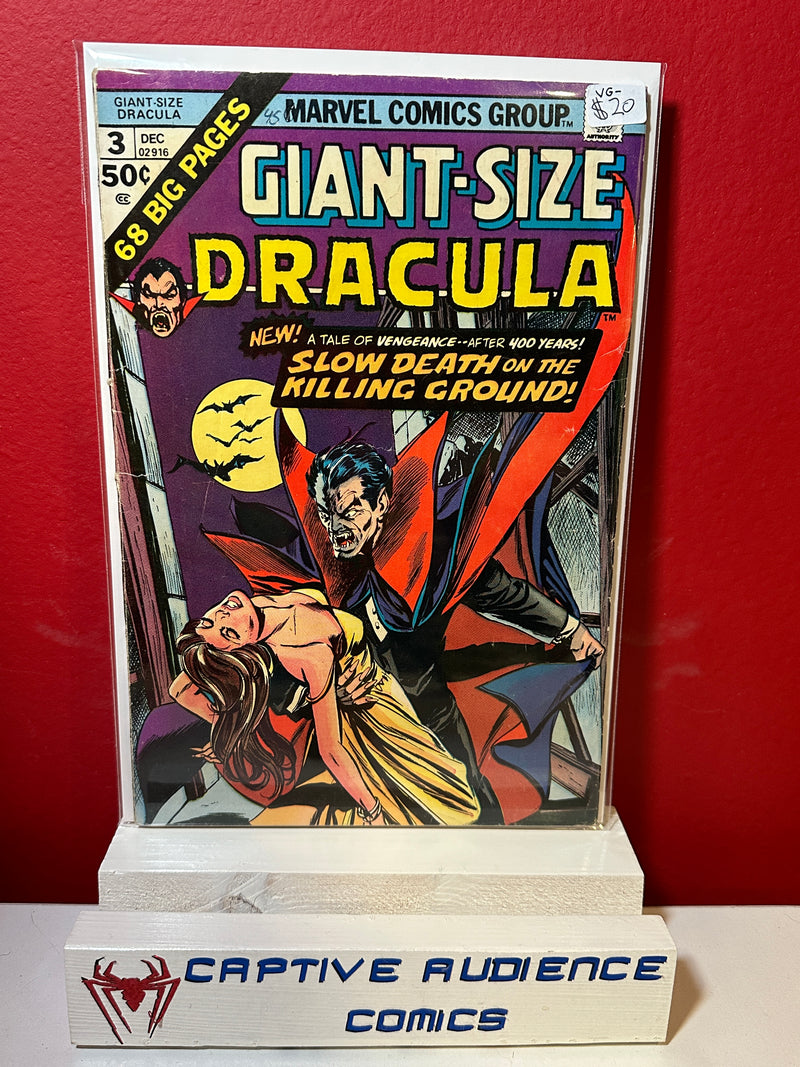 Giant-Size Dracula #3 - VG-