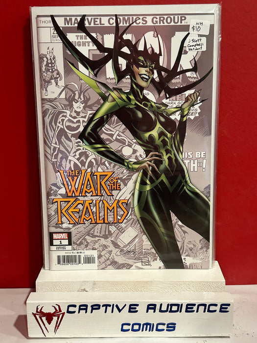 War of the Realms #1 - J Scott Campbell Variant - NM