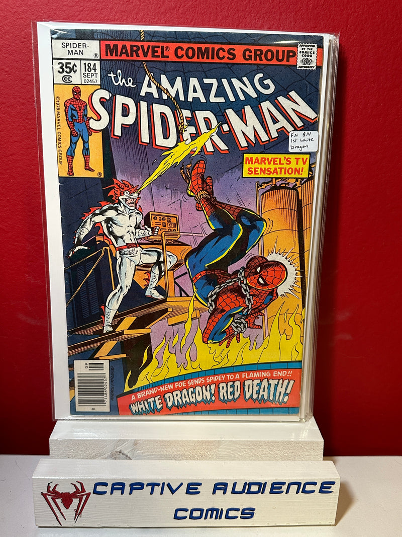 Amazing Spider-Man, The Vol. 1 #184 - 1st White Dragon - FN
