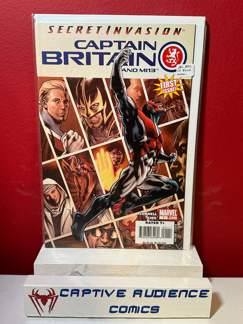 Captain Britain and MI:13 #1 - 1st Faiza Hussain - VF+