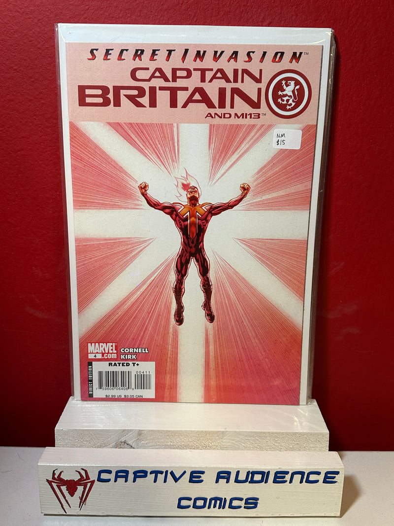 Captain Britain and MI:13 #4 - NM