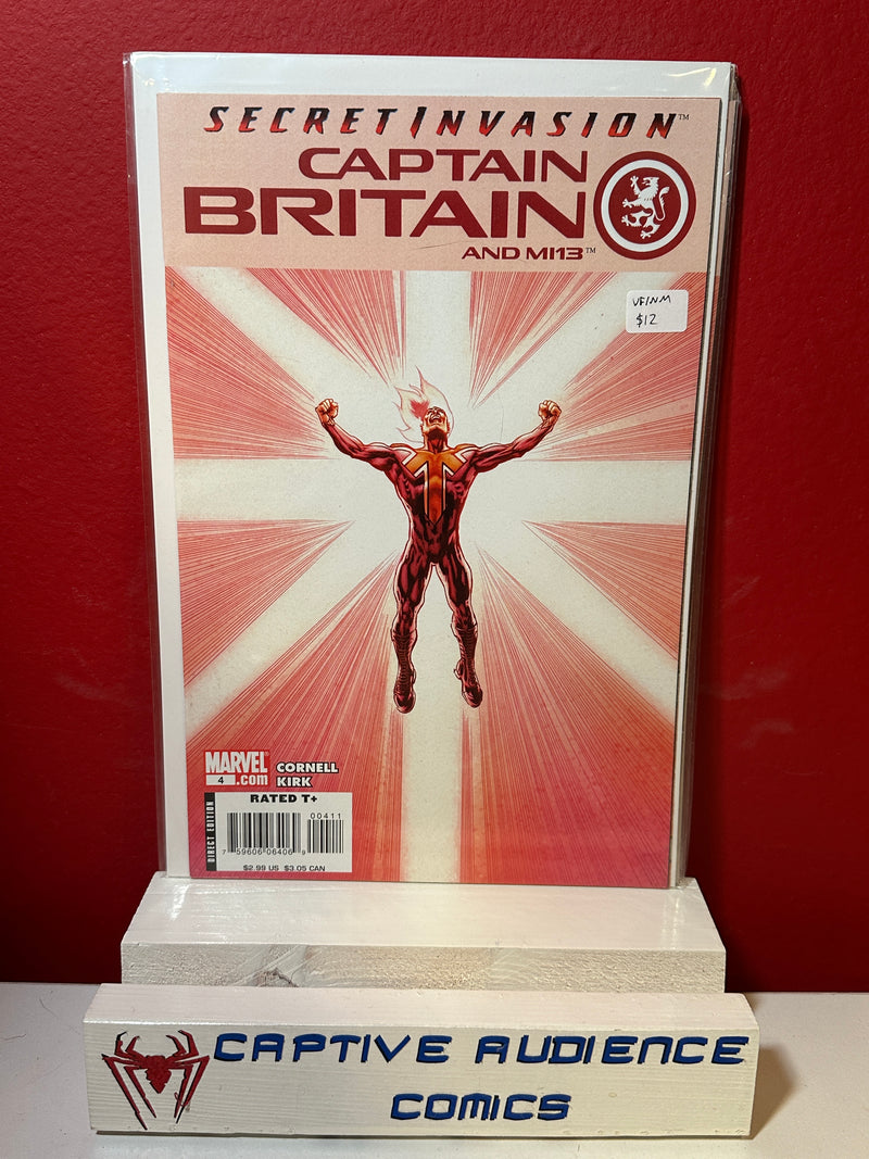 Captain Britain and MI:13 #4 - VF/NM