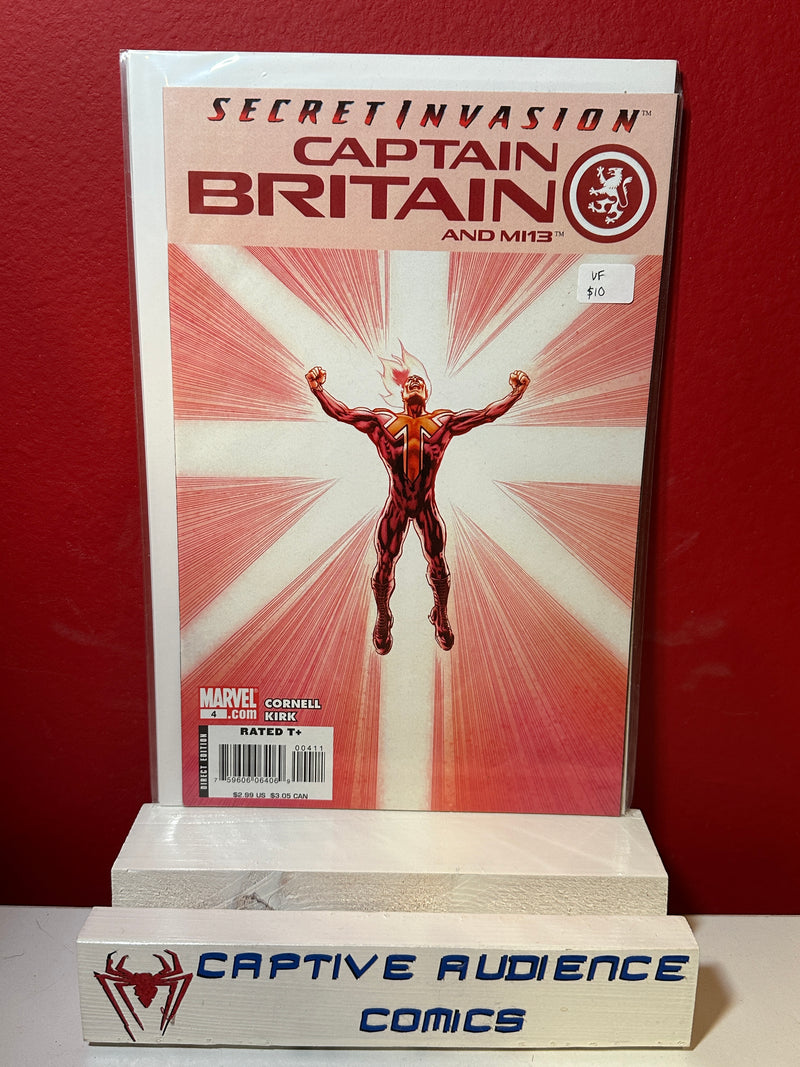 Captain Britain and MI:13 #4 - VF