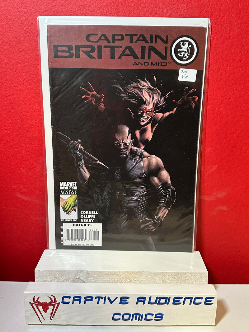 Captain Britain and MI:13 #5 - FN+