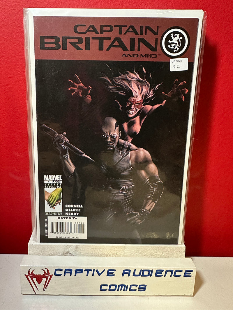 Captain Britain and MI:13 #5 - VF/NM