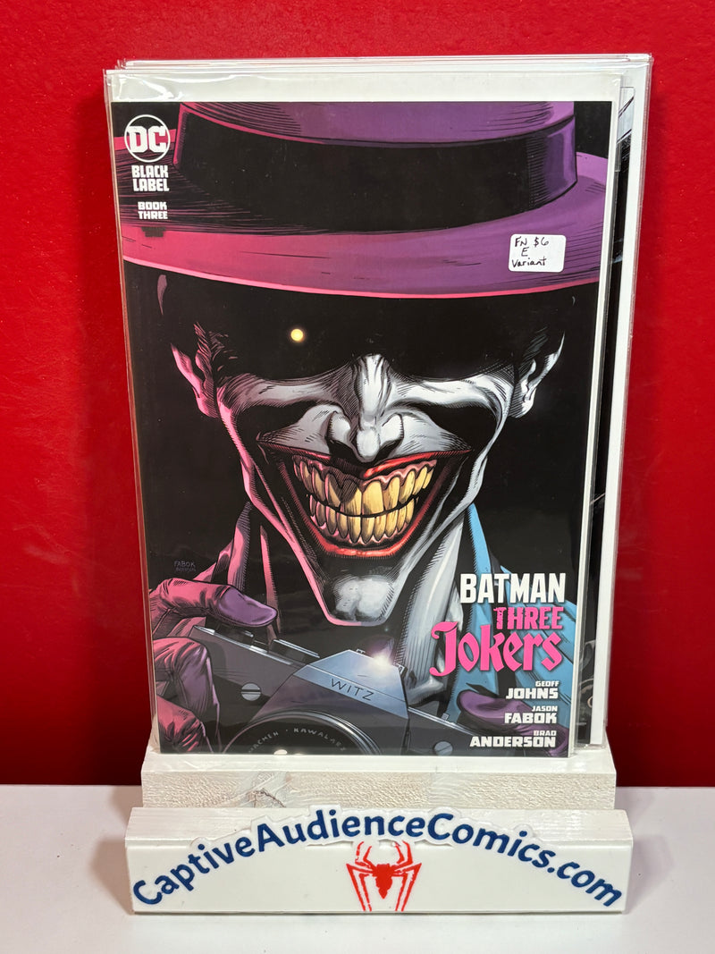 Batman: Three Jokers #3 - E Variant - FN