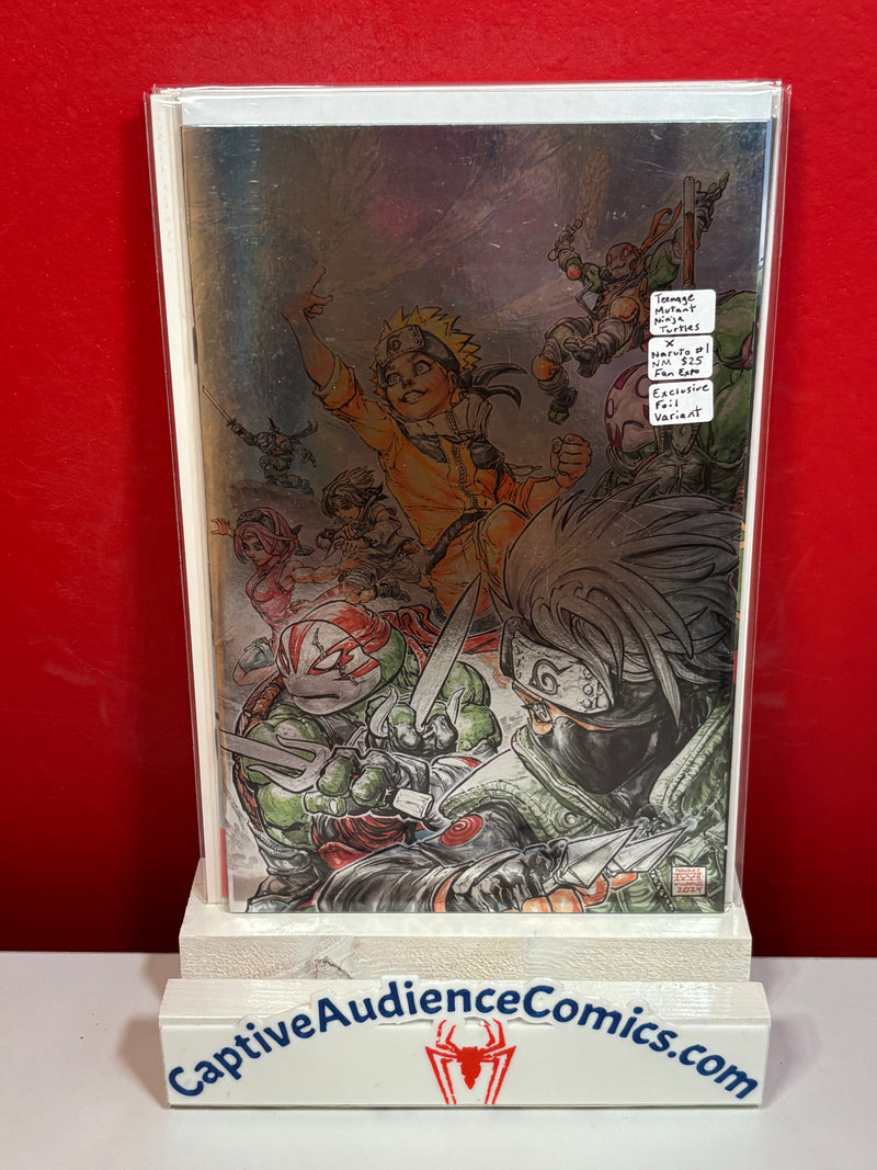 Teenage Mutant Ninja Turtles X Naruto #1 - Fan Expo Exclusive Foil Variant - NM
