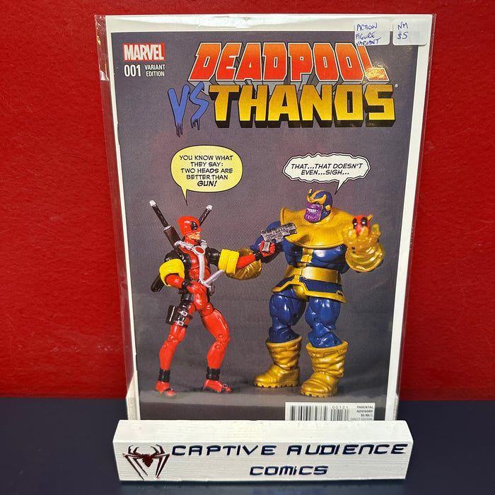 Deadpool vs. Thanos #1 - Action Figure Variant - NM