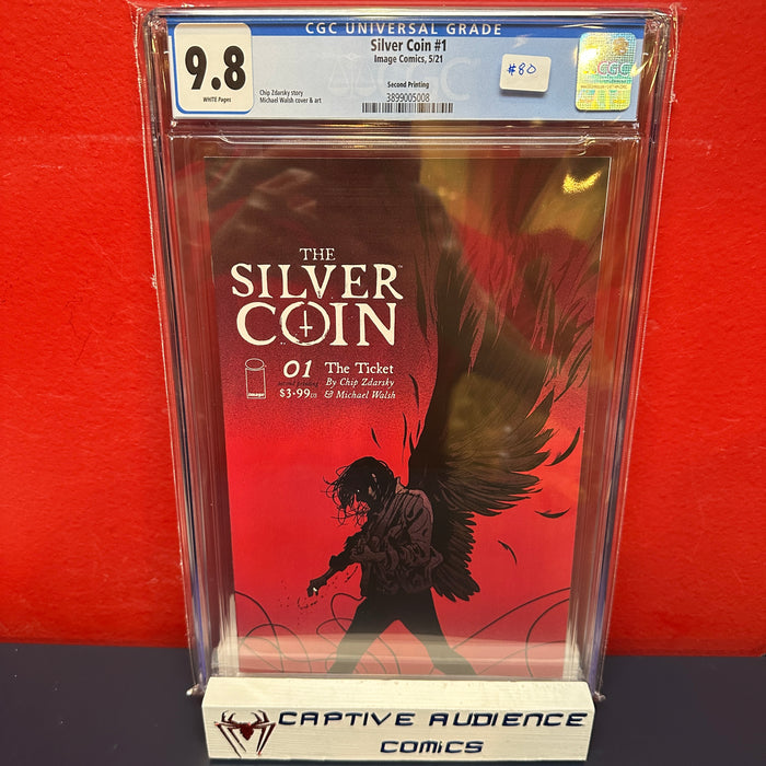 Silver Coin #1 - Second Print Variant - CGC 9.8
