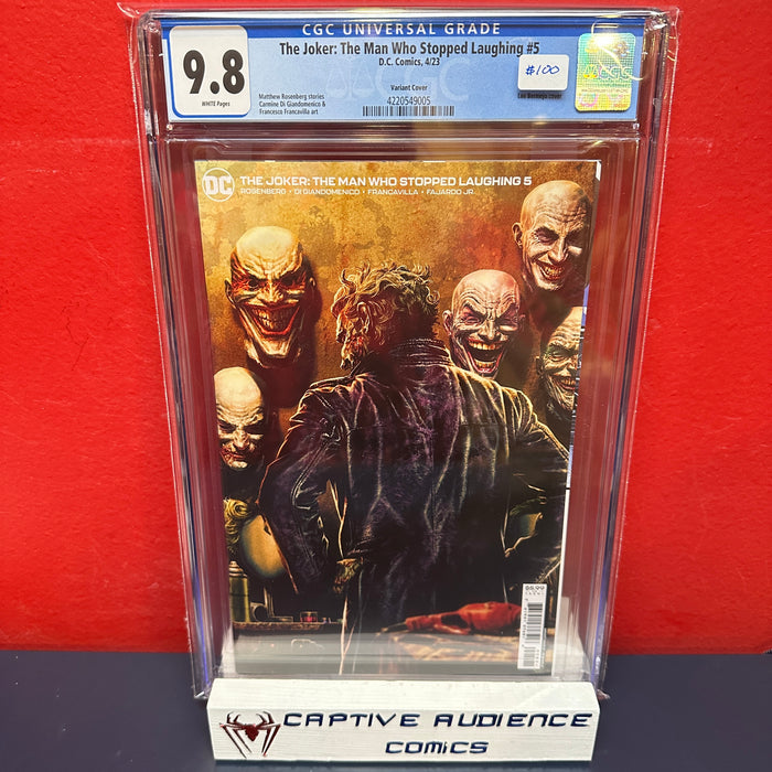 Joker: The Man Who Stopped Laughing, The #5 - Lee Bermejo Variant - CGC 9.8