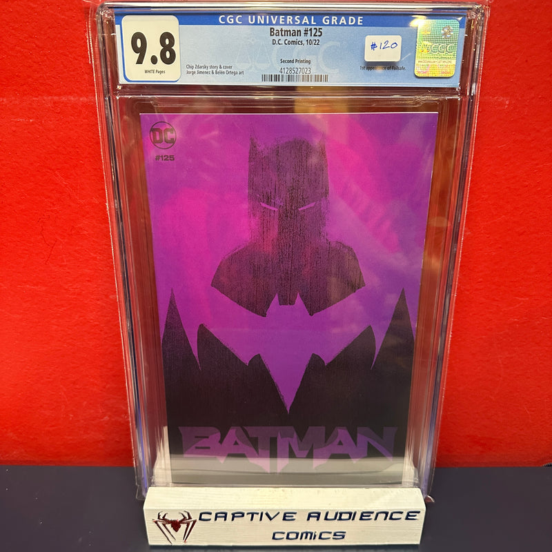 Batman, Vol. 3 #125 - 1st Failsafe 2nd Print Variant - CGC 9.8