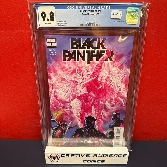 Black Panther, Vol. 8 #9 - Alex Ross Cover - CGC 9.8