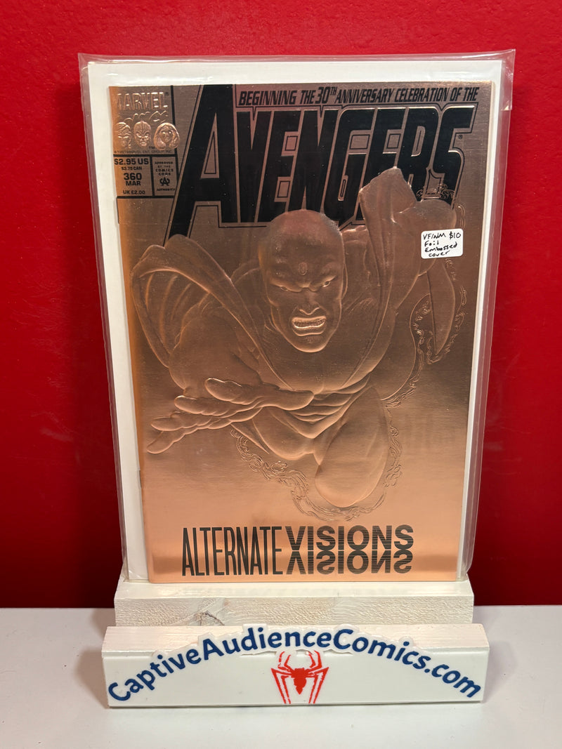 Avengers, The Vol. 1 #360 - Foil Embossed Cover - VF/NM