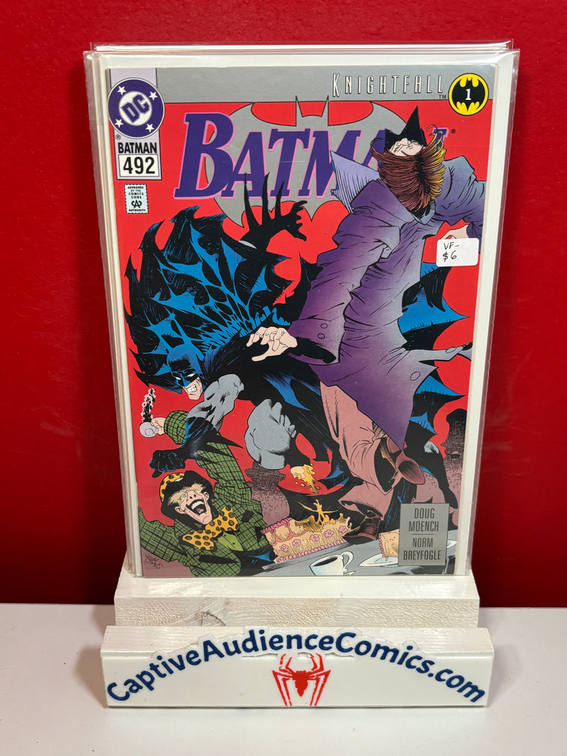 Batman, Vol. 1 #492 - VF-
