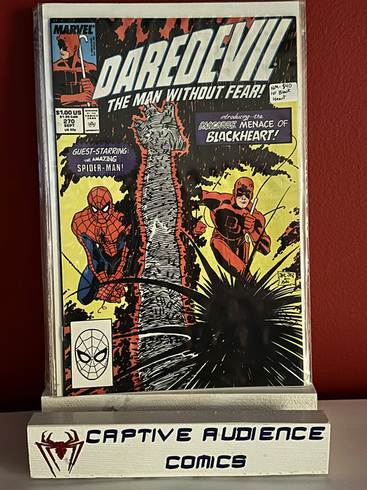 Daredevil, Vol. 1 #270 - 1st Black Heart - NM-