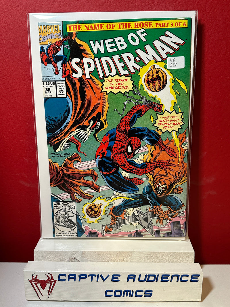 Web of Spider-Man, Vol. 1 #86 - VF