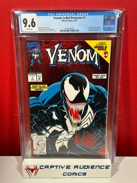 Venom: Lethal Protector, Vol. 1 #1 - 1st Solo Title - CGC 9.6
