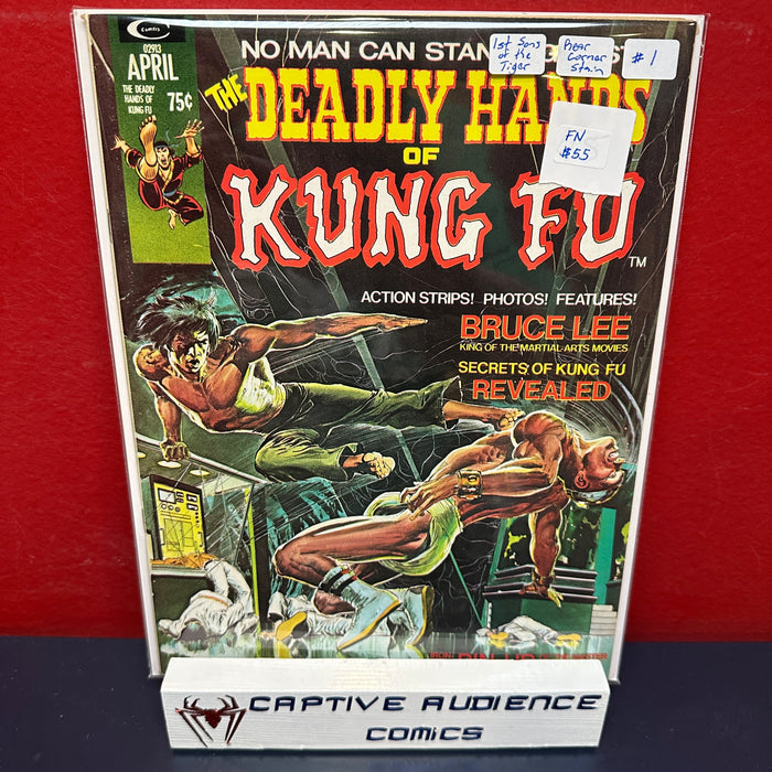 Deadly Hands of Kung Fu, The #1 - 1st Sons of the Tiger - FN