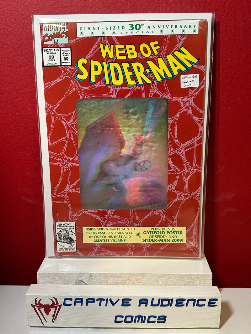 Web of Spider-Man, Vol. 1 #90 - Hologram Cover - VF/NM
