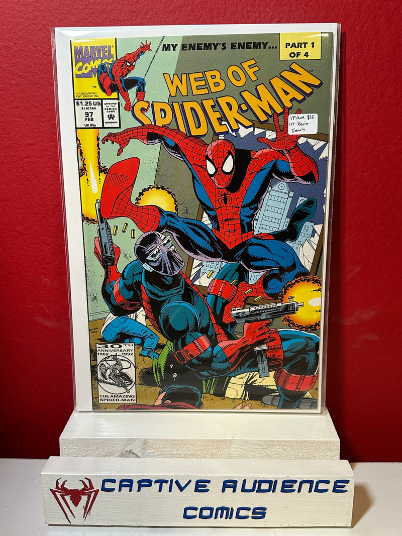 Web of Spider-Man, Vol. 1 #97 - 1st Kevin Trench - VF/NM