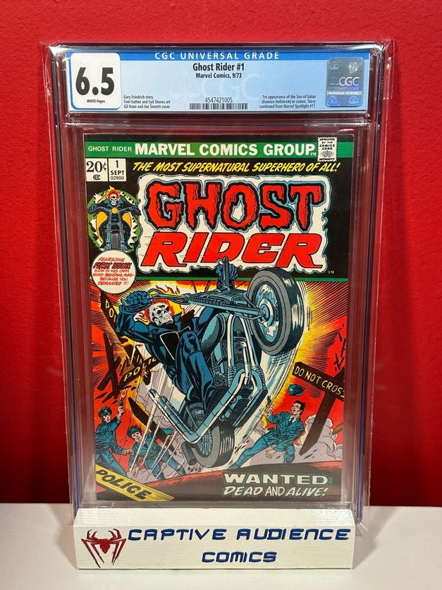 Ghost Rider, Vol. 1 #1 - 1st Son of Satan - CGC 6.5