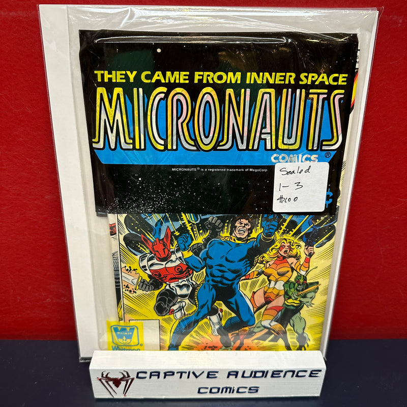Micronauts Whitman 3 Pack - Sealed
